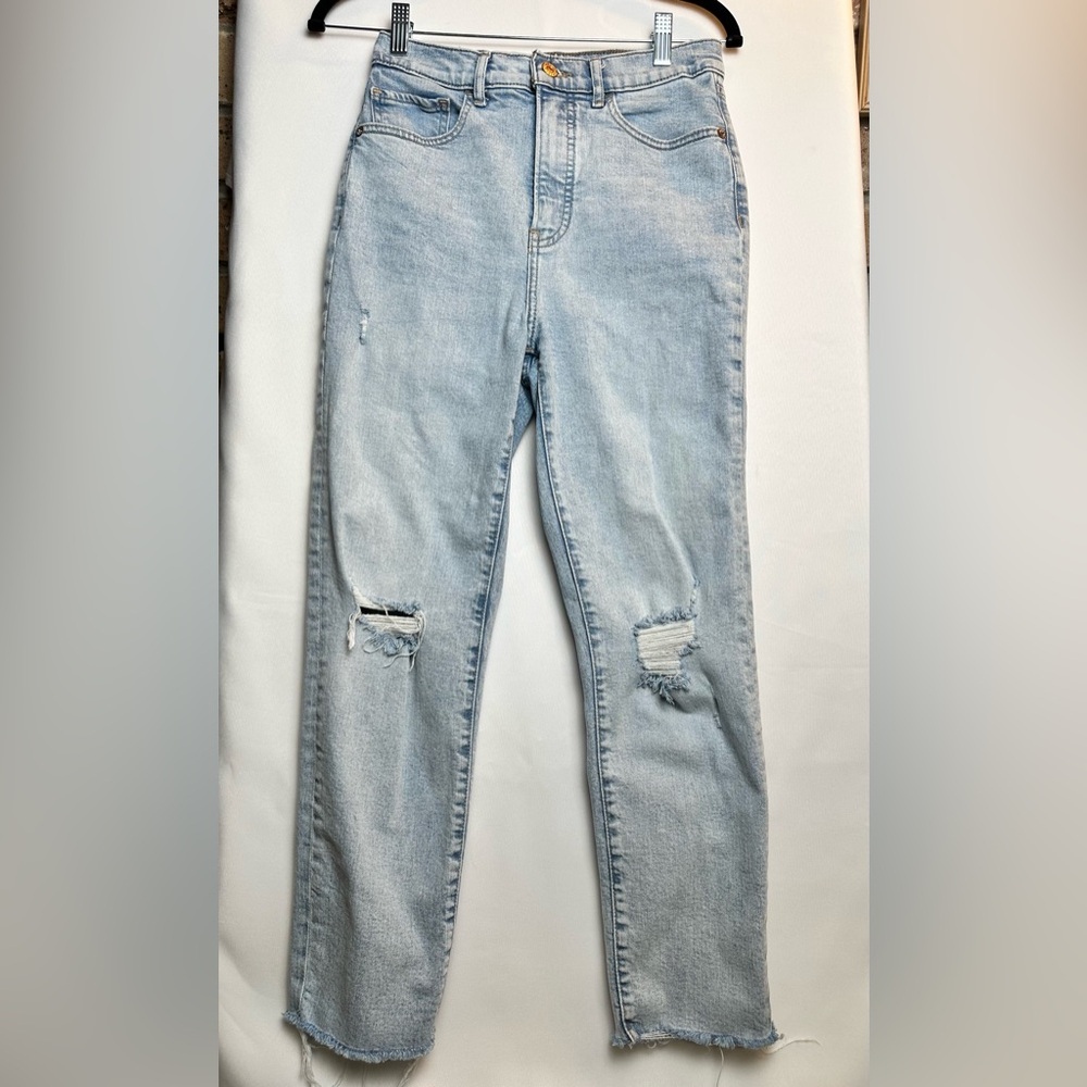 Express Light Blue Distressed Women's Jeans Size 4